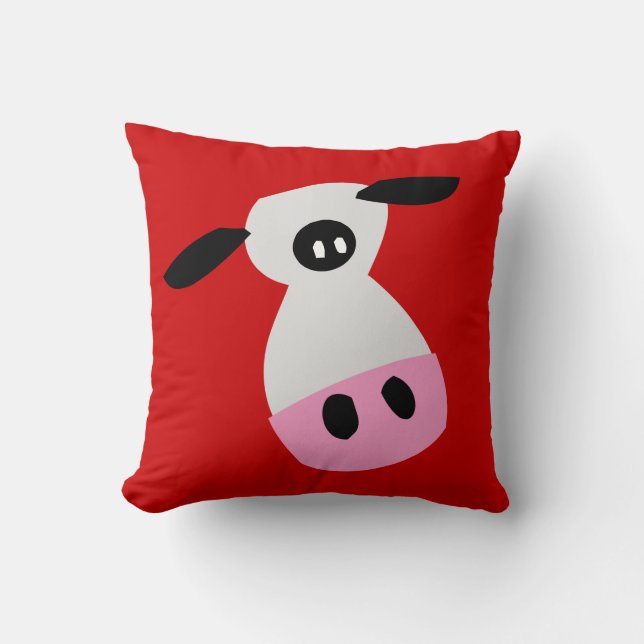 Just a Cow Cushion (Front)