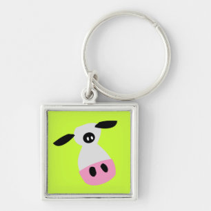 Just a Cow Key Ring