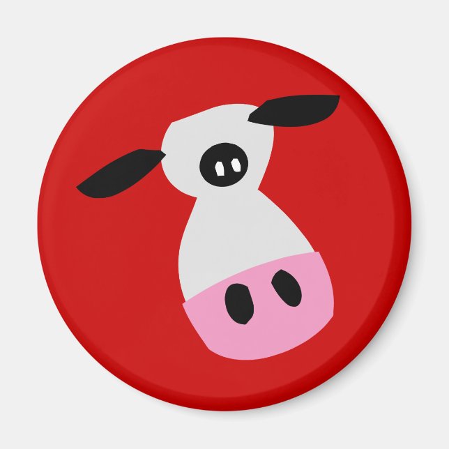 Just a Cow Magnet (Front)