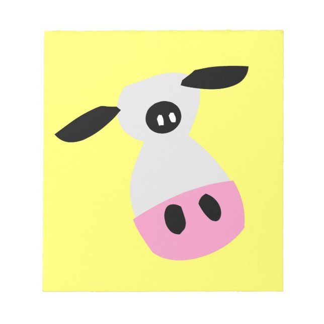 Just a Cow Notepad (Front)