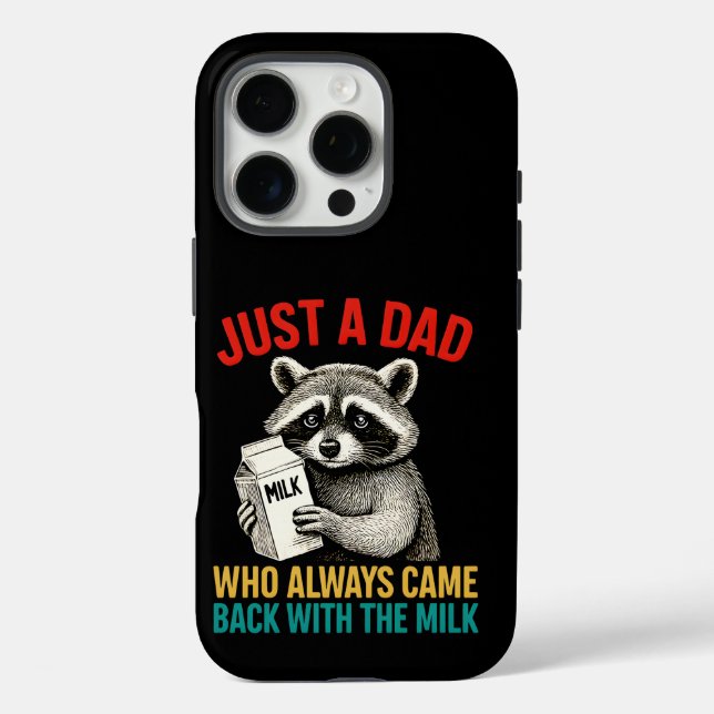 Just A Dad Who Always Came Back With The Milk Case-Mate iPhone Case (Back)