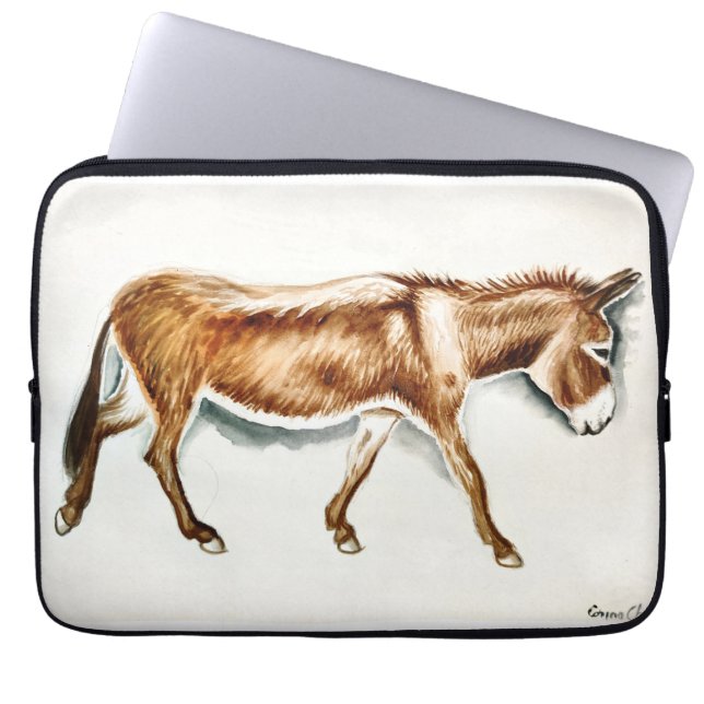 Just a donkey laptop sleeve (Front)