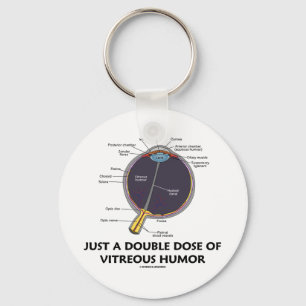 Just A Double Dose Of Vitreous Humour (Eye Key Ring