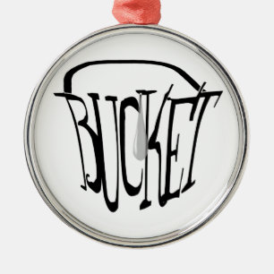 Just a Drop in a Bucket Metal Tree Decoration