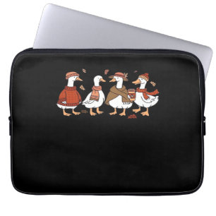 Just a Fall Goose Oversized T-Shirt Laptop Sleeve