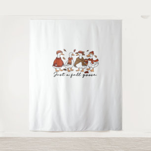 Just a Fall Goose Oversized T-Shirt Tapestry
