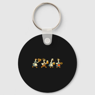 Just A Fest Goose German Beer Prost Drinking Key Ring