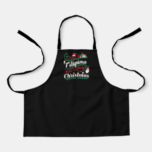 Just a Filipina Who Loves Christmas Apron