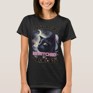 Just A Girl Cat T-Shirt