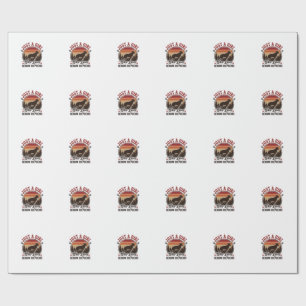 Just A Girl German Shepherd Vintage Dog Lover Desi Wrapping Paper
