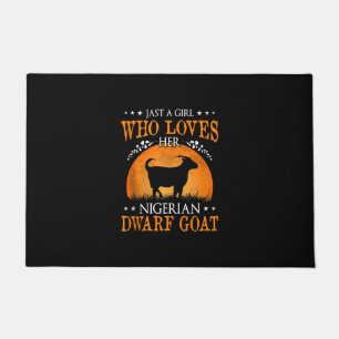 Just a Girl Goat Hall Doormat