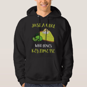 Just A Girl Lemon Pie Dessert Florida Pie Key Lime Hoodie