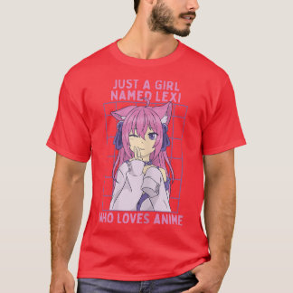 Just A Girl Named Lei Who Loves Anime Personalized T-Shirt