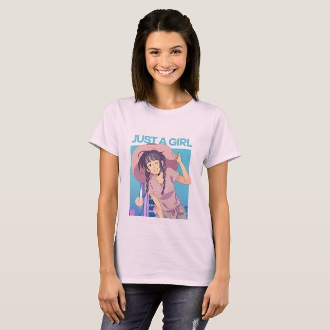 Just A Girl T-Shirt (Front Full)