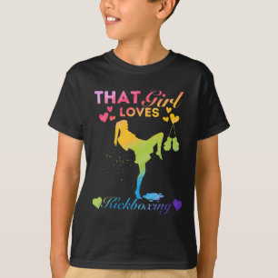 Just A Girl That Girl Loves Kickboxing T-Shirt