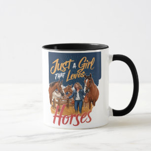 Just A Girl That Loves Horses(1) Mug