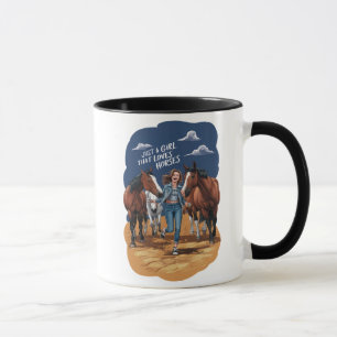 Just A Girl That Loves Horses Mug