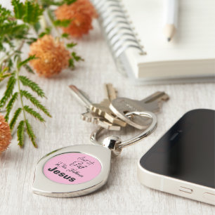 Just a Girl Who Follows Jesus Key Ring