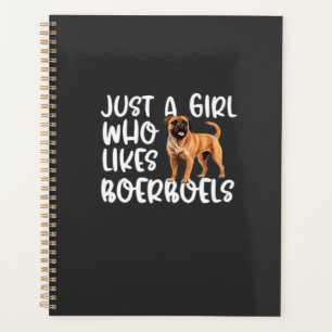 Just A Girl Who Likes Boerboels Classic T-Shirt Planner