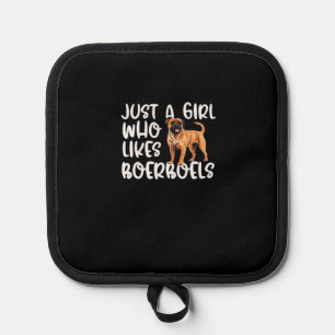 Just A Girl Who Likes Boerboels Classic T-Shirt Pot Holder