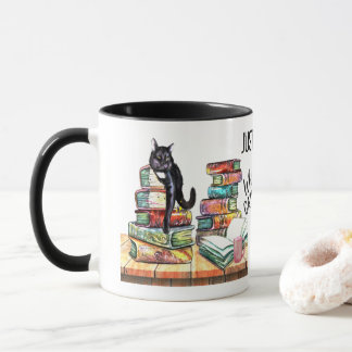 Just A Girl Who Likes Cats And Books Mug