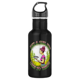 Just a Girl Who Likes to Throw   Disc Golf  532 Ml Water Bottle