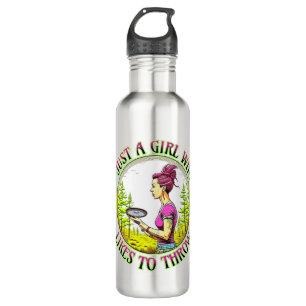 Just a Girl Who Likes to Throw Disc Golf 710 Ml Water Bottle