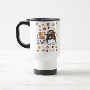Just A Girl Who Love A Fall Travel Mug