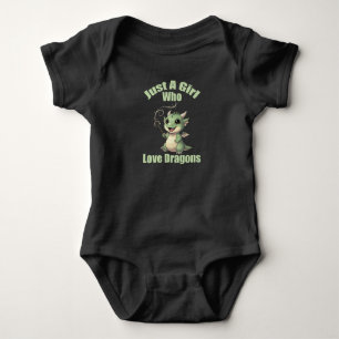 Just A Girl Who Love Dragons Baby Bodysuit