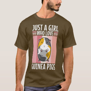 Just A Girl Who Love Guinea Pigs Premium 3441 T-Shirt