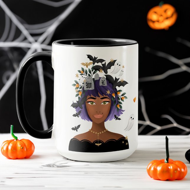 Just A Girl Who Love Halloween Costume Beauty Mug (Just A Girl Who Love Halloween Costume Beauty Mug)