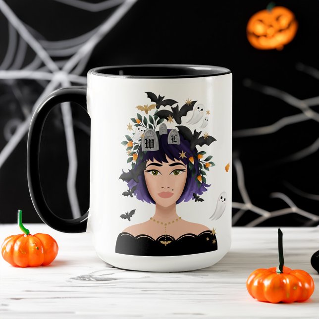 Just A Girl Who Love Halloween Costume Beauty Mug (Just A Girl Who Love Halloween Costume Beauty Mug)