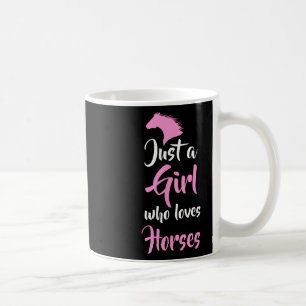 Just A Girl Who Love Horses Horseck Riding Gift Coffee Mug
