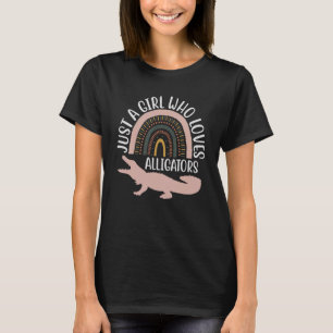 Just A Girl Who Loves Alligators T-Shirt