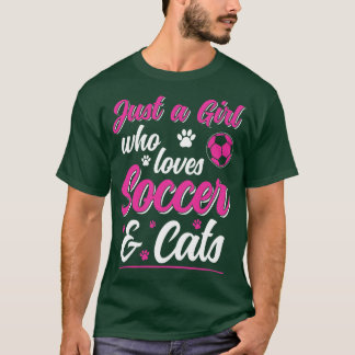 Just a Girl Who Loves and Cats Women Player 2 T-Shirt