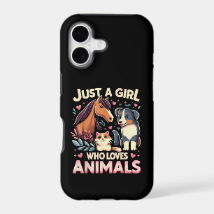 Just A Girl Who Loves Animals Cute Animal Lover