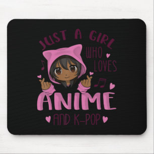Just a girl who loves Anime and K-Pop Mouse Mat