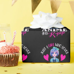 Just A Girl Who Loves Anime and K-Pop   Wrapping Paper