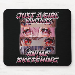Just A Girl Who Loves Anime and Sketching Japan An Mouse Mat