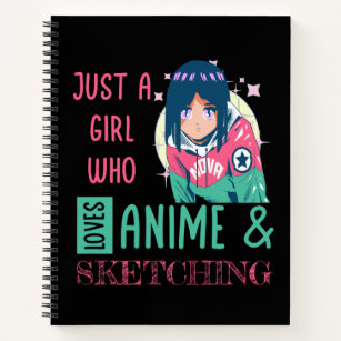 Lovely Anime Girl Notebooks