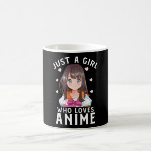 Just A Girl Who Loves Anime Manga Japanese Gift Coffee Mug