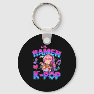 Just A Girl Who Loves Anime Ramen And K-p  Key Ring