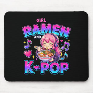 Just A Girl Who Loves Anime Ramen And K-p  Mouse Mat