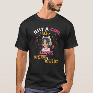 Just A Girl Who Loves Anime T-Shirt