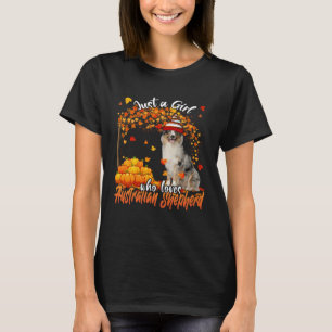 Just A Girl Who Loves Australian Shepherd Dog Than T-Shirt