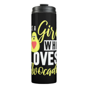 Just A Girl Who Loves Avocado Thermal Tumbler