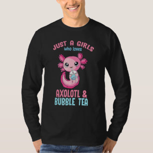Just A Girl Who Loves Axolotls Plushies Costume T-Shirt