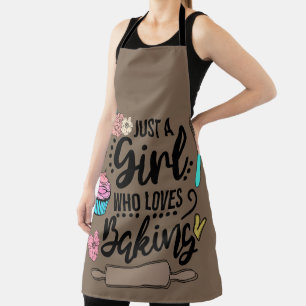 Just a Girl Who Loves Baking  Apron