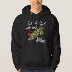 Just A Girl Who Loves Ball Pythons - Snake Python Hoodie