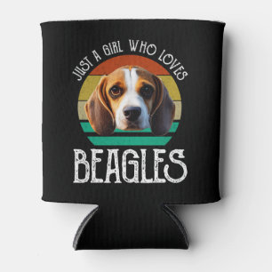 Just A Girl Who Loves Beagles Can Cooler